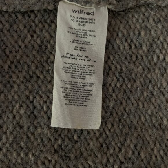 Wilfred Alpaca Wool Blend Cardigan - Picture 4 of 4